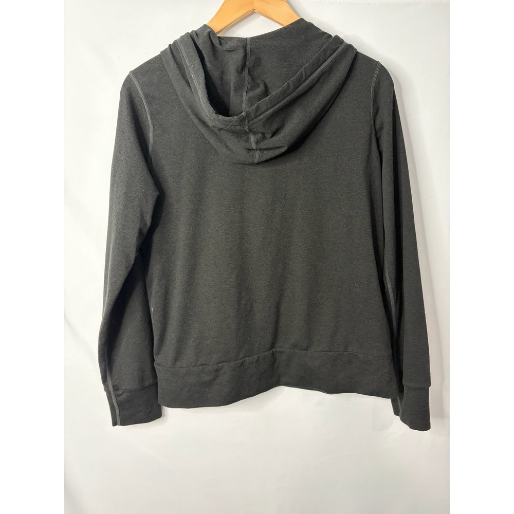 Vuori Womens Charcoal Black Halo Hoodie Performance Sweatshirt Sz M (FLAWS) - Picture 6 of 9